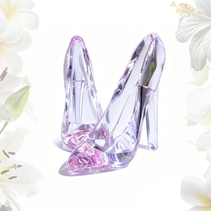 Acrylic Cinderella Crystal Shoe (3/4)