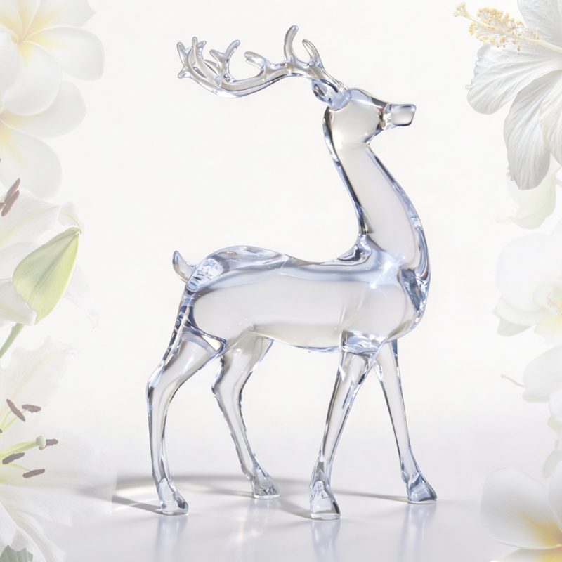Acrylic Transparent Glossy Small Standing Deer (2/4)