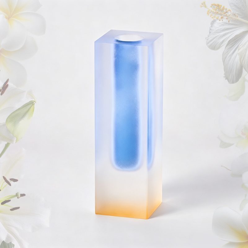 Acrylic Vase / Square Acrylic Flower Vase / Gradient Art Vase / Frosted Acrylic Vase / Custom Acrylic Vase (5/5)
